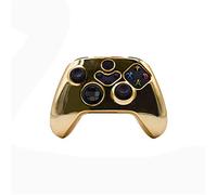 Funda para Compatible with iPad De 9ª Generación Estuche con manija Color la Dividida Estuche Protector Enchapado en iPad/Estuche para Compatible with iPad Caso Lindo (Gold, One Size)