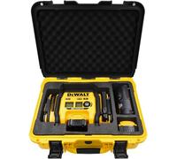 Funda para compresor de aire DeWalt 20 V MAX DCC020IB - impermeable, a prueba de polvo, resistente a los golpes, bolsa rígida para el transporte de herramientas DeWalt, batería y cargador, solo funda