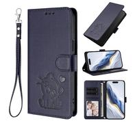 Funda para Coolpad Cool 30 Eco, diseño de gato en relieve, a prueba de golpes, funda de piel de primera calidad, protección magnética, cartera con ranuras para tarjetas, soporte para Coolpad Cool 30