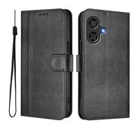 Funda para Coolpad Cool 40i, Retro PU Leather Flip Wallet Case con Magnético Soporte Ranura Tarjeta Carcasa para Coolpad Cool 40i, Negro