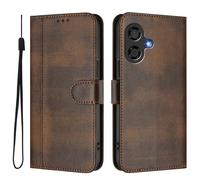 Funda para Coolpad Cool 40i, Retro PU Leather Flip Wallet Case con Magnético Soporte Ranura Tarjeta Carcasa para Coolpad Cool 40i, Marrón