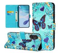 Funda para Coolpad Cool 40i, Tipo Libro PU Leather Flip Carcasa con magnético Soporte Ranura Tarjeta Wallet Case para Coolpad Cool 40i, Mariposa