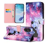 Funda para Coolpad Cool 40i, Tipo Libro PU Leather Flip Carcasa con magnético Soporte Ranura Tarjeta Wallet Case para Coolpad Cool 40i, Panda
