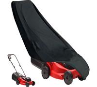 Funda para cortacésped Oxford 210D, impermeable, resistente a desgarros, con protección UV, cordón ajustable, 193 x 63,5 x 112 cm, color neg