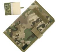 Funda para Cuaderno del Ejército, Funda Táctica para Cuaderno para Todo Tipo De Clima Y Estuche para Diario De Senderismo para Carpeta, Funda para Cuaderno De Camuflaje Verde, Funda para Libro De