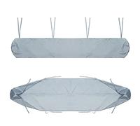 Funda Para Cubierta De Toldo Protección Solar Bolsa De Almacenamiento De Toldo Impermeable A Prueba De Polvo Con Cuerda Para Jardín Al Aire Libre Patio (4.5m/ 14.76ft,Plata)