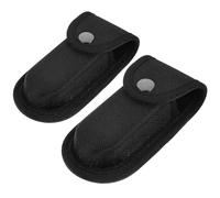 Funda para Cuchillo de Nailon Negro Botón a Presión 2 Uds