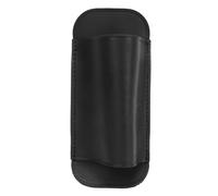 Funda para Cuchillo, Soporte para cinturón de Cuero, artesanía Exquisita, Soporte para Cuchillos Horizontal y Elegante para entusiastas del Aire, Cuero Crazy Horse de 1,1 oz (Negra)