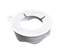 Funda para cuenco mezclador de 4.5 cuartos y 5 cuartos de galón en silicona apta para alimentos con puerto de vertido para ayudar en un proceso de mezcla consistente y limpio (rojo)