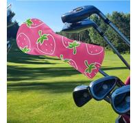 Funda para De Golf, Funda Estilo Fresa para Driver, Protección Impermeable y Antidesgaste para Práctica en Campos de Golf, Torneos al Aire Libre y Driving Range