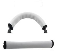 Funda para diadema compatible con Audio Technica, MSR7 M50X M40X M30X M20X Protector de auriculares (blanco)