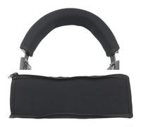 Funda para diadema para Audio Technica M50X M40X M30X M20X MSR7 - Almohadilla elástica para la cabeza, capa protectora fácil de instalar, color gris (negro)