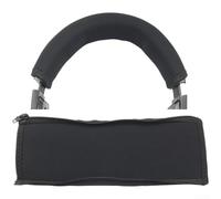 Funda para diadema para Audio Technica M50X M40X MSR7 - Kit de repuesto de protector de almohadilla superior con cremallera invisible marrón (negro)