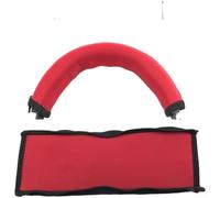 Funda para diadema para Audio Technica M50X M40X MSR7 - Kit de repuesto protector de almohadilla superior marrón (rojo)