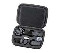 Funda para DJI Osmo Pocket 4P Accesorios, Bolsa Compacta para DJI Osmo Pocket 4 Pro/4/3/Xtra Muse Mando a Distancia y Luz de Relleno, Piel Sintética Hard Shell Funda de Almacenamiento con Correa de