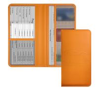 Funda para documentos de vehículo, piel sintética, para tarjetas de registro de coche, organizador de papel, para certificado de seguro, funda compacta
