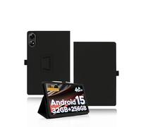 Funda para DOOGEE G6 Tablet 11 Pulgadas 2025 Última, yystao PU Funda Protectora Compatible con DOOGEE G6 - Correa de mano, Diseño con textura de piel completa, Negro