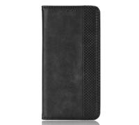 Funda para Doogee Note 56 Plus Funda,Carcasa de teléfono magnética Retro,Diseño de Cartera con Ranuras de Tarjeta Cuero Flip Case Cover-Black