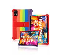 Funda para DOOGEE T30S de 11 pulgadas 2025 más reciente, yystao Niños Funda de Silicona Suave Compatible con DOOGEE Tablet T30S-A Soporte Ajustable (Arco Iris )