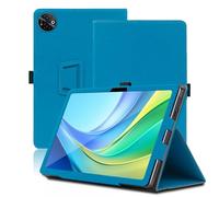 Funda para DOOGEE Tab E3 MAX 14 Pulgadas, DOOGEE Tab E3 MAX Tablet Funda, Funda Protectora Plegable con Soporte para Lápiz y Correa para la Muñeca, Protección Total. (Azul Claro)