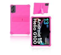 Funda para Doogee Tab E3 Pro Tablet 13 Pulgadas 2025 Última yystao Niños Funda Suave Silicona Compatible con Doogee Tab E3 Pro, Soporte Ajustable (Rosa)