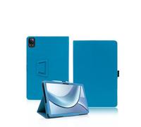 Funda para DOOGEE Tab E3 Tablet 11 pulgadas, yystao PU Funda Protectora Compatible con DOOGEE Tablet Tab E3 - Correa de mano, diseño con textura de piel, color azul