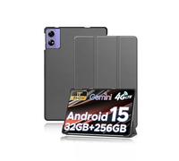 Funda para DOOGEE Tab G6+ Tablet 11 Pulgadas 2025, yystao Soporte Delgado con Diseño Triple Plegable Funda Protectora Dura Compatible con DOOGEE TABG6+ Gris
