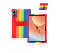 Funda para DOOGEE Tab G6+ Tablet de 11 pulgadas 2025 Última yystao Niños Funda de Silicona Suave Compatible con DOOGEE Tab G6+ Soporte Ajustable (Arco Iris )