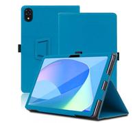 Funda para DOOGEE U10 Pro, 10.1 Inch, DOOGEE U10 Pro Tablet Funda, Funda Protectora Plegable con Soporte para Lápiz y Correa para la Muñeca, Protección Total. (Azul Claro)