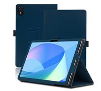 Funda para DOOGEE U10 Pro, 10.1 Inch, DOOGEE U10 Pro Tablet Funda, Funda Protectora Plegable con Soporte para Lápiz y Correa para la Muñeca, Protección Total. (Azul)