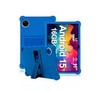 Funda para Doogee U11 Pro 2025 Tablet de 11 pulgadas, funda de silicona suave con soporte plegable, ligera, a prueba de golpes, antiarañazos, protección integral, color azul
