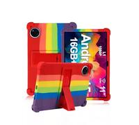 Funda para DOOGEE U11 / U11Pro 2025 11 pulgadas Tablet Funda Suave Silicona Funda con Soporte Plegable Ligera a Prueba de Golpes Anti-Arañazos Protección Completa, Arco Iris