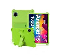 Funda para DOOGEE U11 / U11Pro 2025 11 pulgadas Tablet Funda Suave Silicona Funda con Soporte Plegable Ligera a Prueba de Golpes Anti-Arañazos Protección Completa, Verde