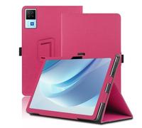 Funda para DOOGEE U13 13 Pulgadas, DOOGEE U13 Tablet Funda, Funda Protectora Plegable con Soporte para Lápiz y Correa para la Muñeca, Protección Total. (Rojo)