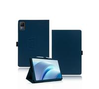 Funda para DOOGEE U13 Tablet de 13 pulgadas, yystao Piel Sintética Funda Compatible con DOOGEE Tablet U13 - Correa de mano, diseño con textura de piel, color azul