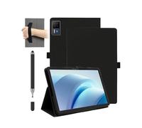 Funda para DOOGEE U13 tableta de 13 pulgadas, daunke a prueba de golpes con ranura para lápiz, impermeable, antiarañazos, soporte multiángulo, con correa de mano, delgado y duradero, negro