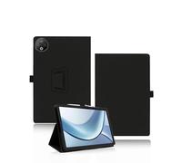 Funda para DOOGEE V Pad Tablet 12 pulgadas 2025 Última, yystao PU Funda Protectora Compatible con DOOGEE V Pad - Correa de mano, diseño con textura de piel, color negro