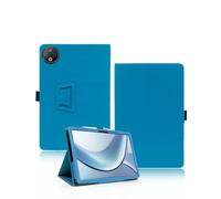 Funda para DOOGEE V Pad Tablet de 12 pulgadas 2025 Última, yystao PU Funda Protectora Compatible con DOOGEE V Pad - Correa de mano, diseño con textura de piel, color azul