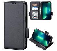 Funda para Doro 8100/Doro 8200, Funda Tipo Billetera de Cuero con Tapa magnética, Funda con función Atril, Funda Protectora a Prueba de Golpes para Doro 8100/Doro 8200-Negro