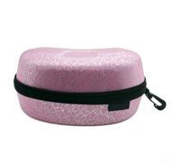 Funda para dura EVA con Forro para polar para de para sol Funda(Large Pink) | Dimensiones 19x9x12 cm, protección total contra golpes, ideal para grandes de esquí y sol
