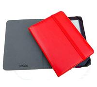 Funda para eBook de 6 Pulgadas - Libro electrónico - eReader - Woxter, Tagus, BQ, Energy, SPC, Inves, Papyre, Wolder, Nolim - 6" Universal - (Rojo)
