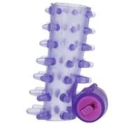 Funda para el pene con vibrador Casual Ring - Lila