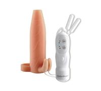 Funda para el pene con vibrador para ella