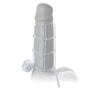 Funda para el pene de silicona con vibrador resistente al agua