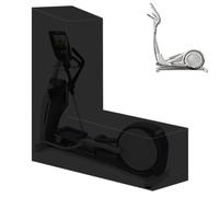 Funda para Eliptica,Funda de Máquina Elíptica,Máquina Elíptica para Uso Doméstico Cubierta Protectora Impermeable para Interior y Exterior Oxford Cross Trainer Funda Bicicleta Estática (165x65x140cm)