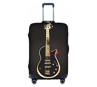 Funda para equipaje de guitarra negra, lavable, resistente a los arañazos, para equipaje de 18 a 32 pulgadas, Blanco, XL