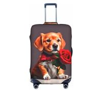 Funda para equipaje de perro, lavable, resistente a los arañazos, para equipaje de 18 a 32 pulgadas, Blanco, L