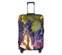 Funda para equipaje de uvas del desierto, lavable, resistente a los arañazos, para equipaje de 18 a 32 pulgadas, Blanco, S