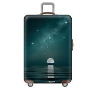 Funda para Equipaje De Viaje,Ciudad,Animales,LeóN,Cielo Estrellado,Espacio Exterior Funda Protectora para Maleta,EláStica,Lavable,Resistente A ArañAzos,para NiñOs,Ado,Adultos (Planeta,S(18-21inch))