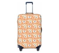 Funda para equipaje de viaje, diseño de perro Corgi No.1001, lavable, para equipaje de 18 a 32 pulgadas, Negro, X-Large